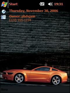 Guigaro Mustang ph Theme for Pocket PC