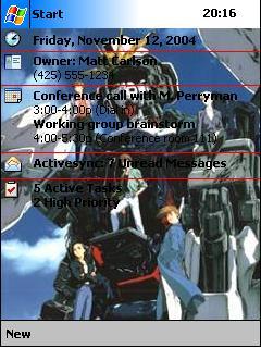 Gundam Zero Destroyed Theme for Pocket PC