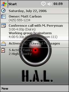 HAL AM Theme for Pocket PC