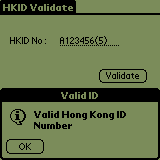 HKID Validate