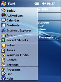 HP Clean Blue bb Theme for Pocket PC