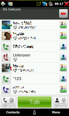 HTC Dialers & Call History Colored Icons