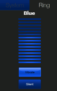 HTC MEGA Blue Volume Control