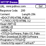HTTP protocol for Palm OS (CodeWarrior Platform)