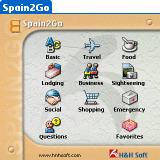 H&H Spain2Go Talking Phrase Book for Palm OS