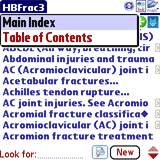 Handbook of Fractures (Palm OS)