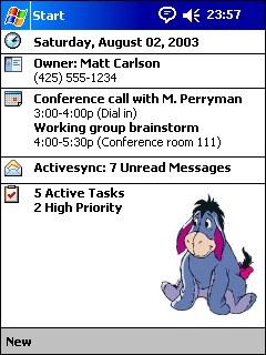 Happy Eeyore 01 Theme for Pocket PC