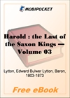 Harold: the Last of the Saxon Kings - Volume 03 for MobiPocket Reader