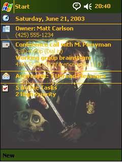 Harry Potter 2 JM Theme for Pocket PC