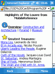 Highlights of the Louvre Travel Guide (Symbian)