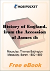 History of England, from the Accession of James the Second - Volume 5 for MobiPocket Reader