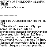 History of the Modern Olympic Games