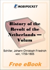 History of the Revolt of the Netherlands - Volume 02 for MobiPocket Reader