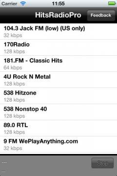 Hits Radio Pro for iPhone/iPad