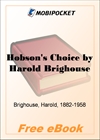 Hobson's Choice for MobiPocket Reader