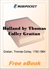 Holland The History of the Netherlands for MobiPocket Reader