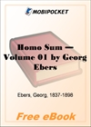 Homo Sum - Volume 01 for MobiPocket Reader