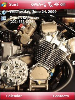 Honda RC166 Engine Theme for Pocket PC