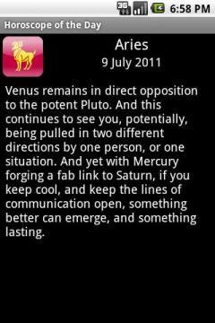Horoscope of the Day