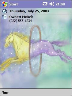 Horse of a Different Color Theme for Pocket PC