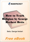 How to Teach Religion for MobiPocket Reader