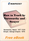 How to Teach for MobiPocket Reader
