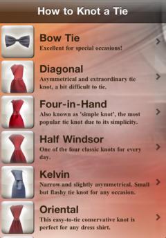 How to Tie a Tie Animated (iPhone/iPad)
