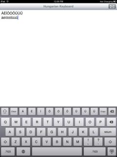 Hungarian Keyboard for iPad