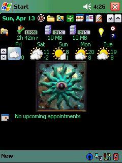 Hypnotic Animated Theme for Pocket PC