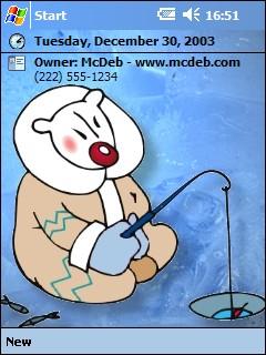 Ice Fishing Theme for Pocket PC