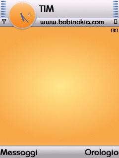 Ice Orange Theme for Nokia N70/N90