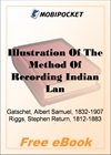 Illustration Of The Method Of Recording Indian Languages for MobiPocket Reader
