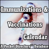 Immunizations & Vaccinations Calendar for Palm OS