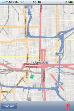 Indianapolis Street Map