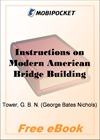Instructions on Modern American Bridge Building for MobiPocket Reader