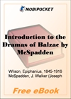 Introduction to the Dramas of Balzac for MobiPocket Reader