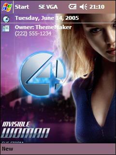 Invisible Woman Theme for Pocket PC