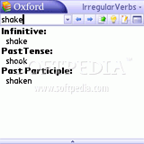 Irregular Verbs Dictionary for MSDict Viewer