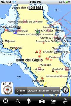 Isola del Giglio - GPS Map Navigator