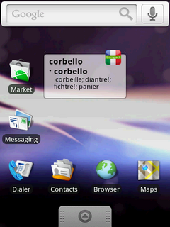 Talking SlovoEd Compact French-Italian & Italian-French dictionary for Android