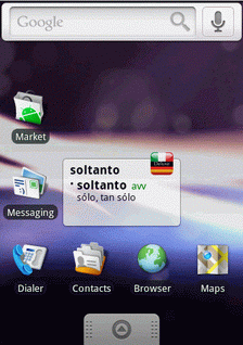 Talking SlovoEd Deluxe Italian-Spanish & Spanish-Italian dictionary for Android