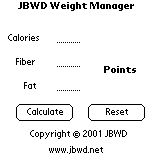 JBWD Weight Manager