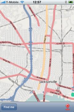 Jacksonville Street Map