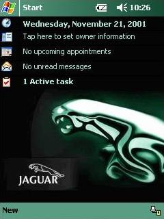 Jaguar Xorgon Theme for Pocket PC