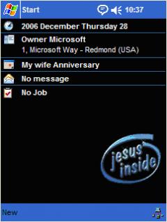 Jesus Inside TS Theme for Pocket PC