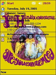 Jimi Hendrix Exp 1 theme for Pocket PC