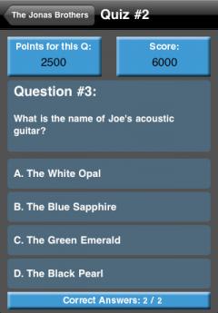 Jonas Brothers Quiz! (iPhone)