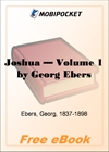 Joshua - Volume 1 for MobiPocket Reader