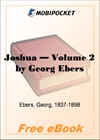 Joshua - Volume 2 for MobiPocket Reader