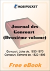 Journal des Goncourt (Deuxieme volume) for MobiPocket Reader